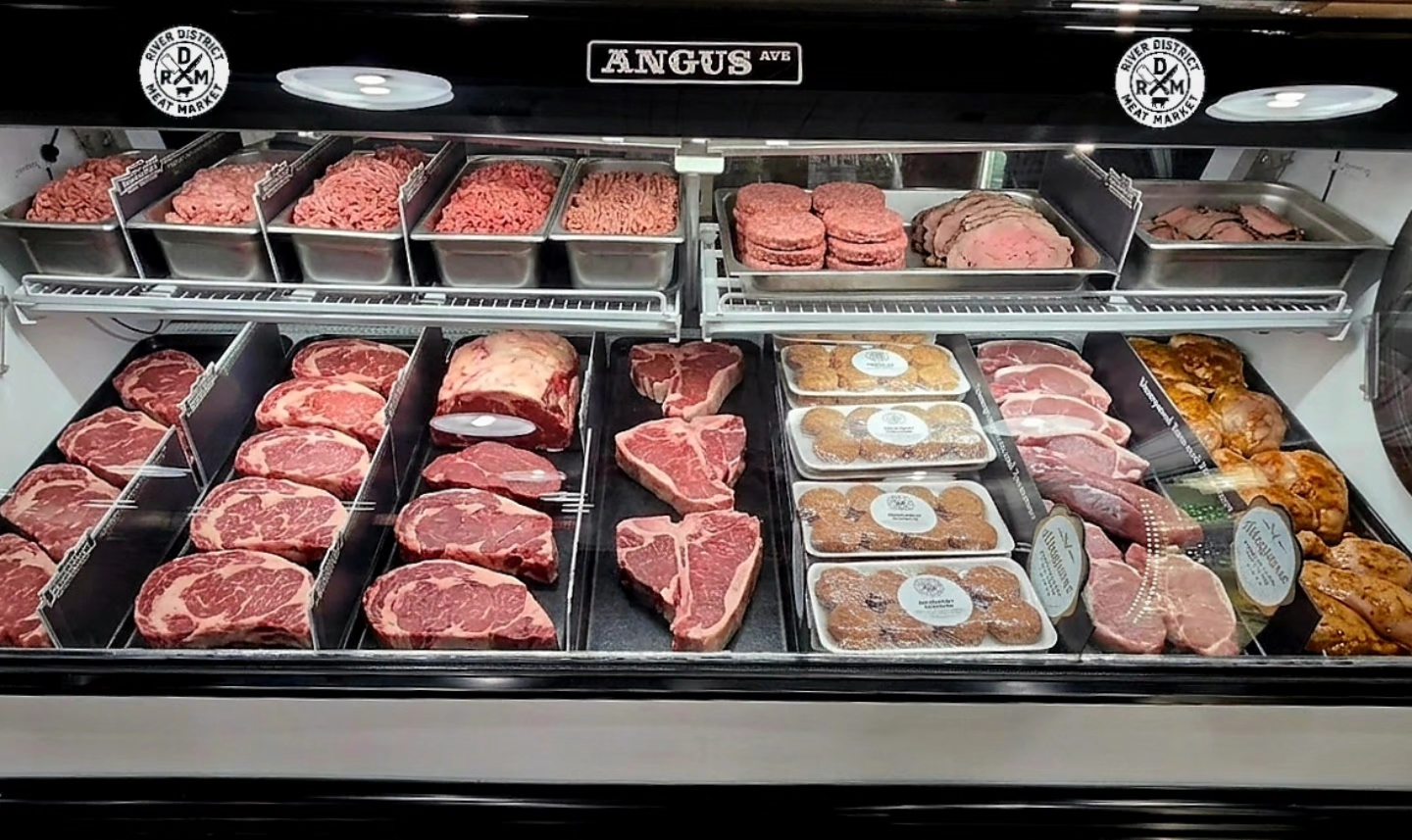 Fresh meat display case